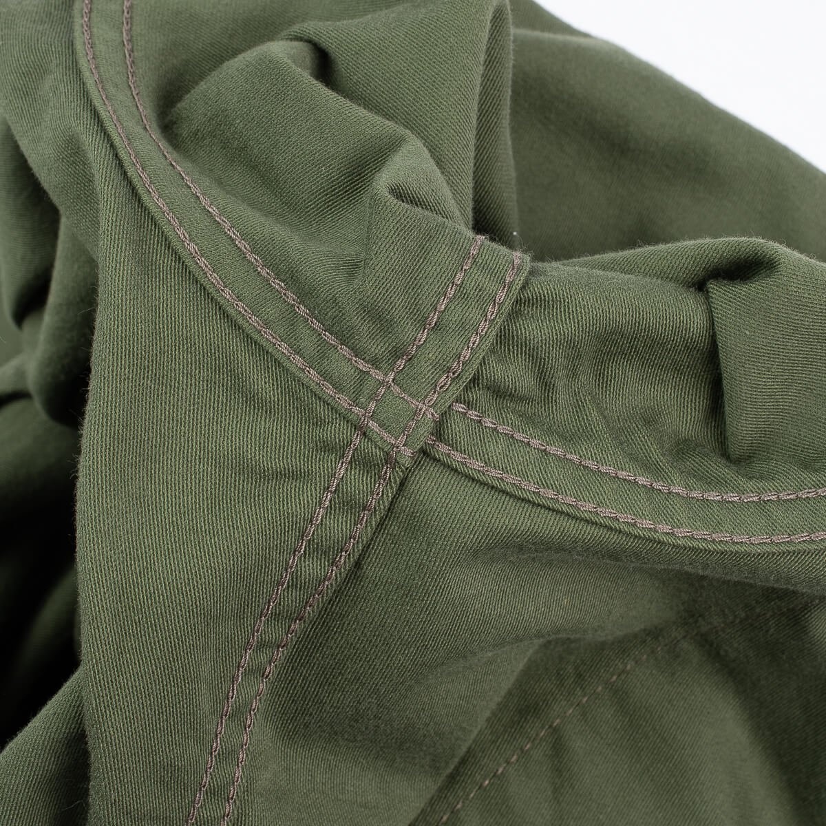 7oz Back Satin Military CPO Shirt - Green - 13