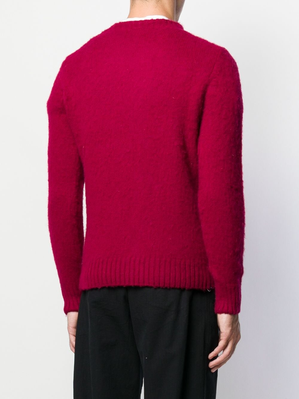 slim-fit crew neck jumper - 4