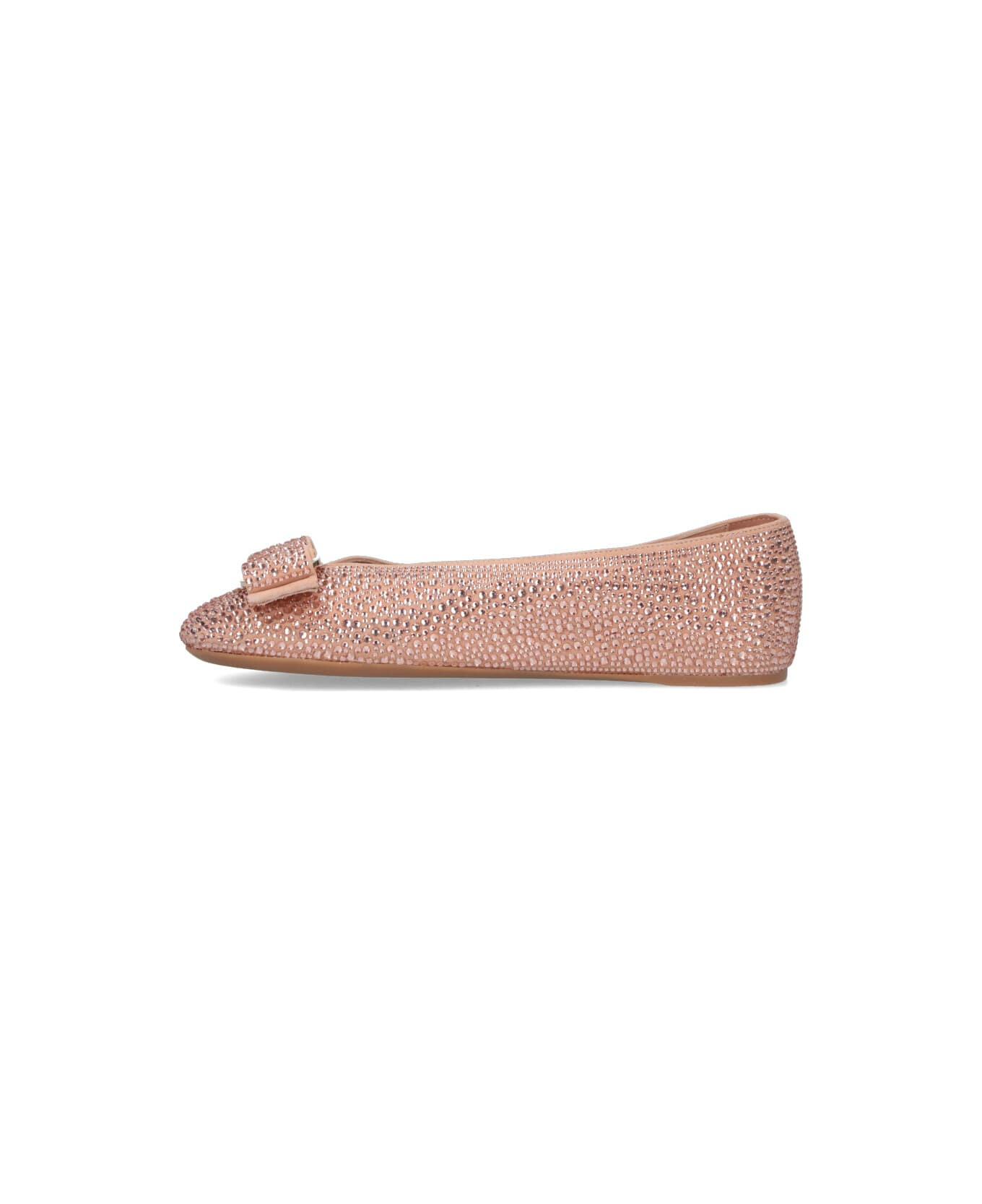 Ballet Flats With Rhinestones - 3