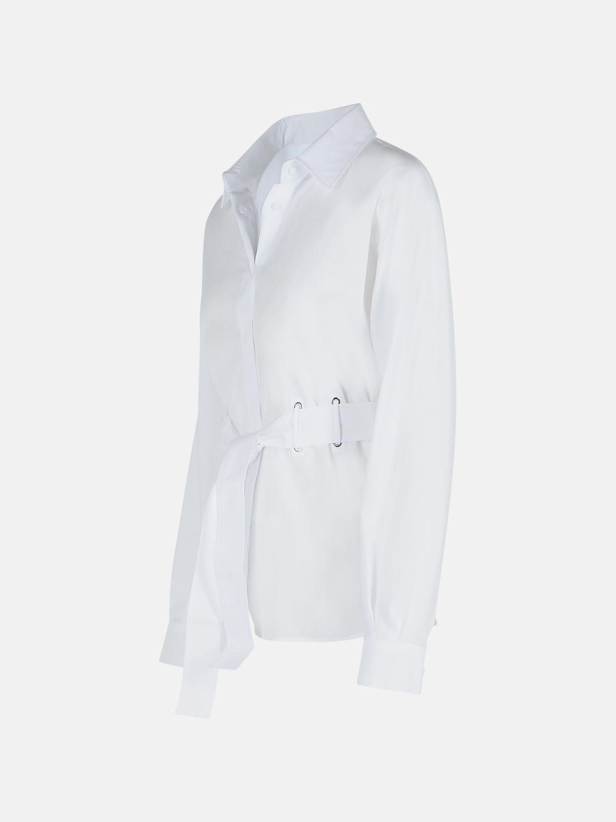 'JUGLAS' WHITE COTTON SHIRT - 2