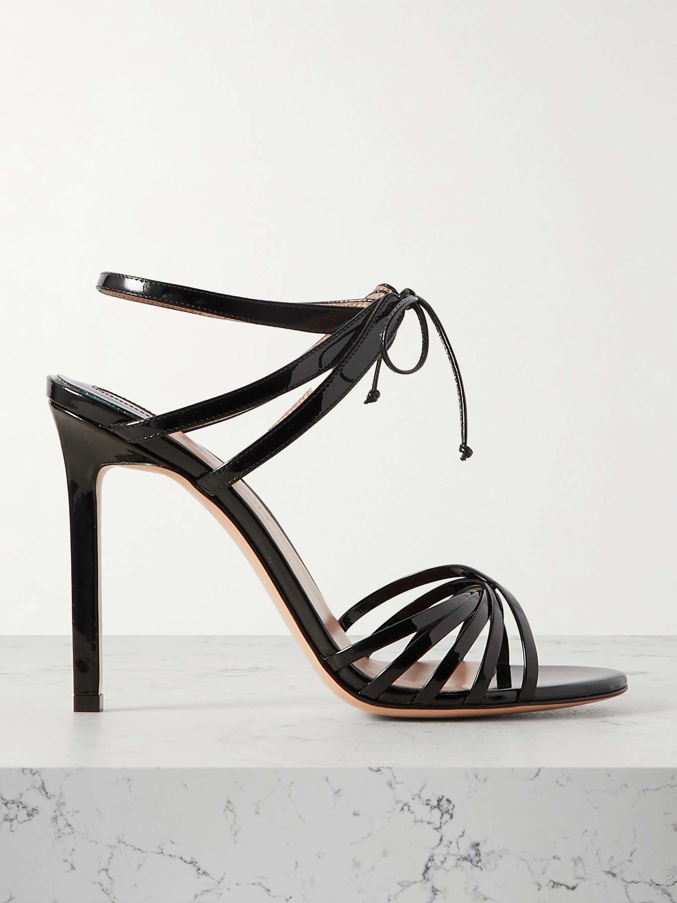 Patent-leather sandals - 1