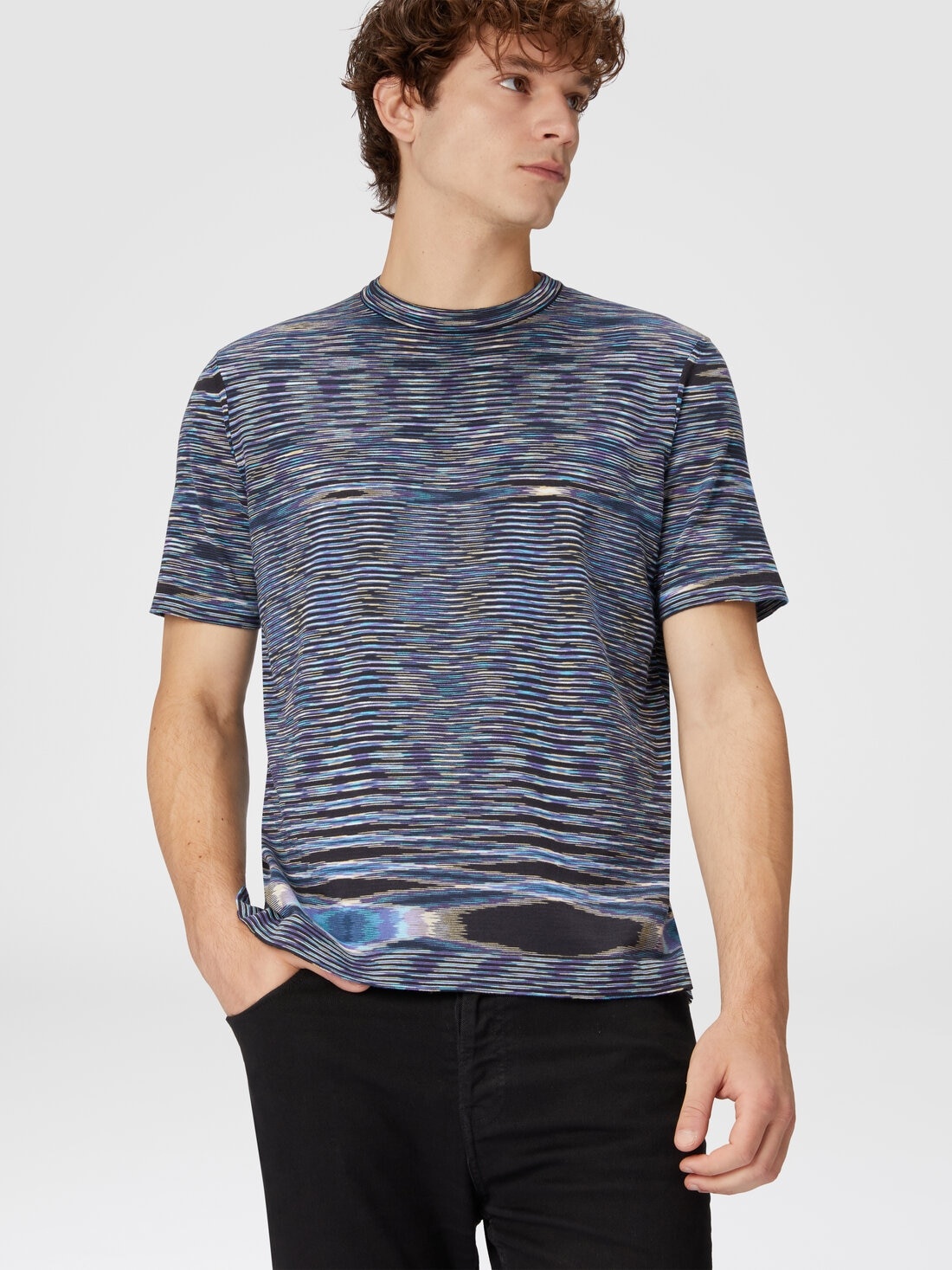 Slub cotton crew-neck T-shirt - 4