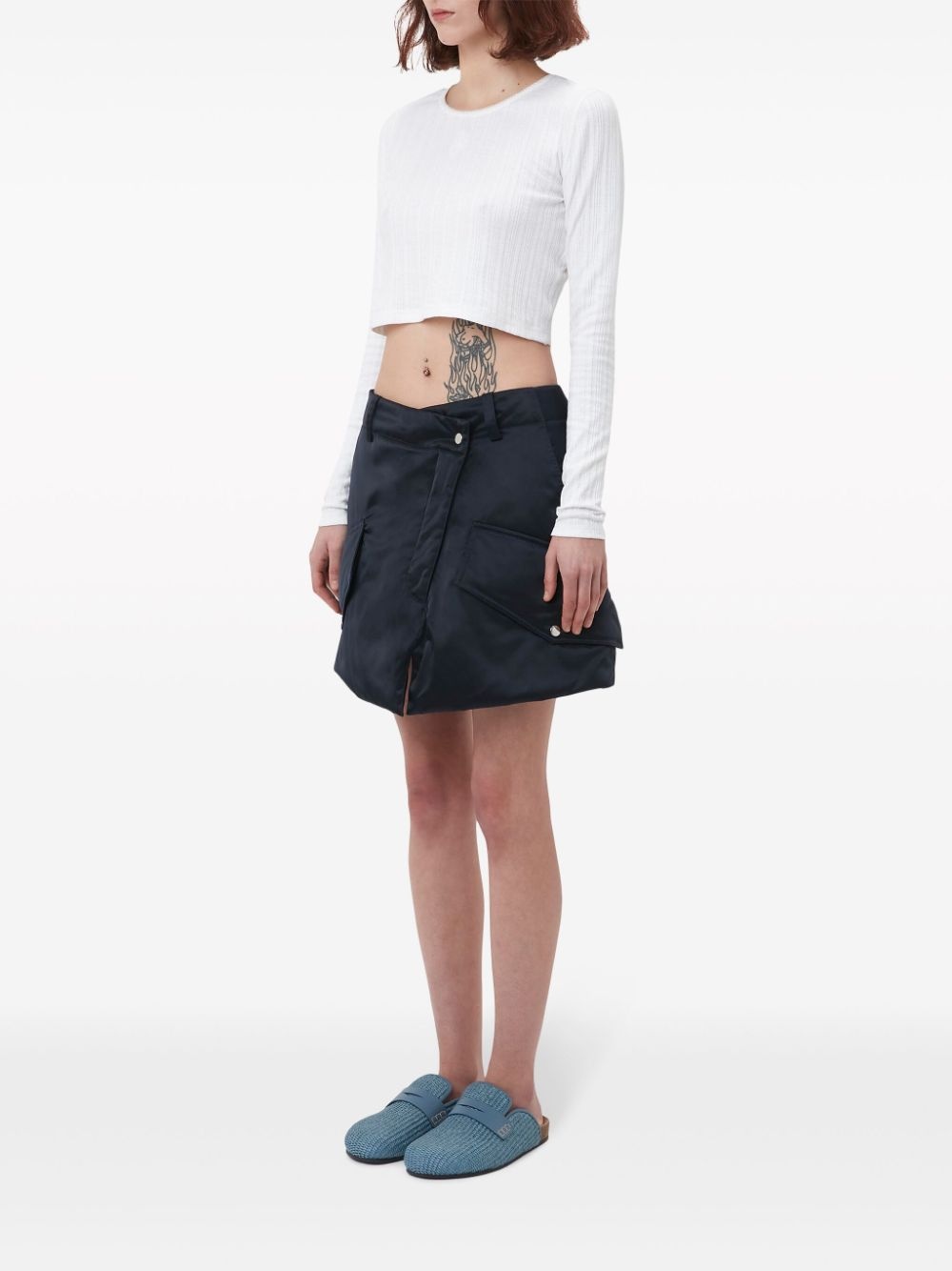 A-line cargo miniskirt - 3