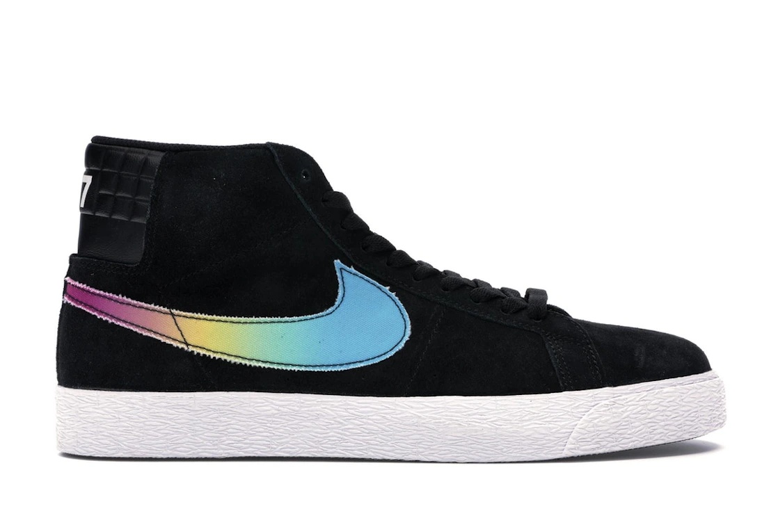 Nike SB Blazer Zoom Mid Lance Mountain 70s Black - 1