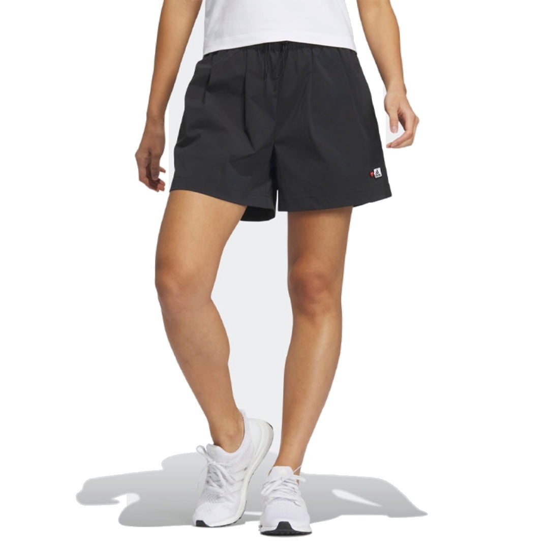 (WMNS) adidas Graphic Woven Shorts Asia Sizing 'Black' HY2853 - 3