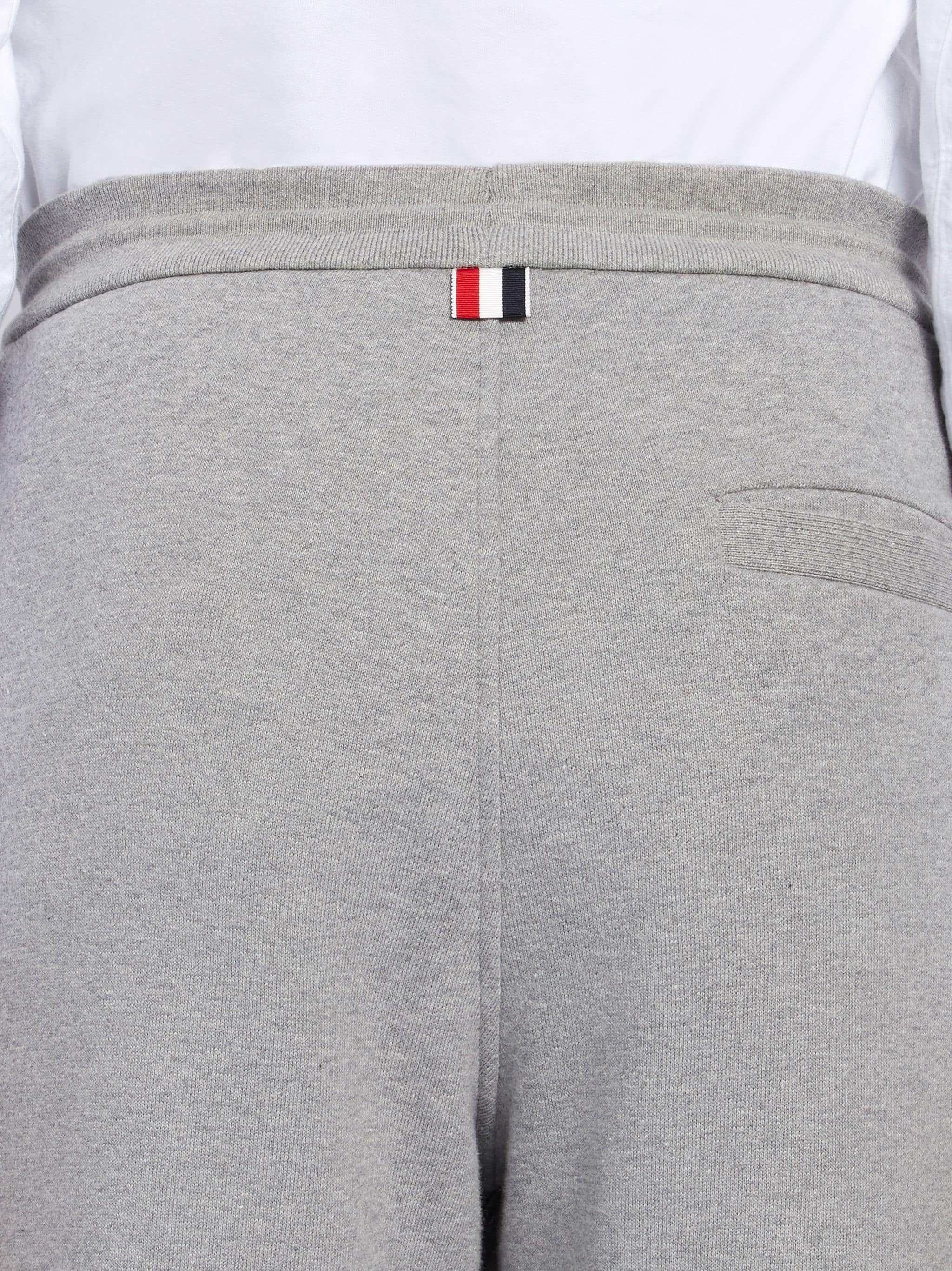 Light Grey Loopback Jersey Vertical Stripe Sweatpant - 6