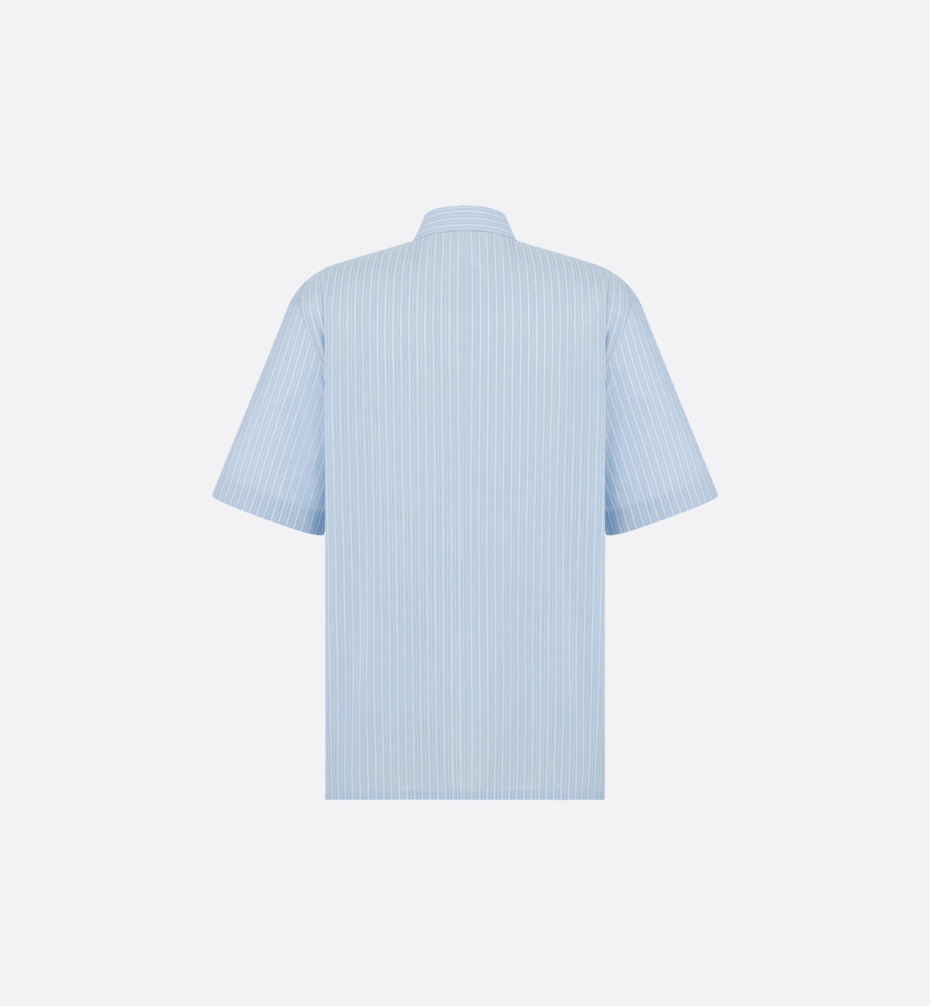 Short-Sleeved Shirt with Christian Dior Couture Lily of the Valley Embroidery - 5