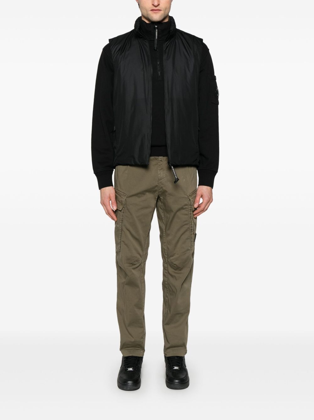 Lens-detail cargo trousers - 2