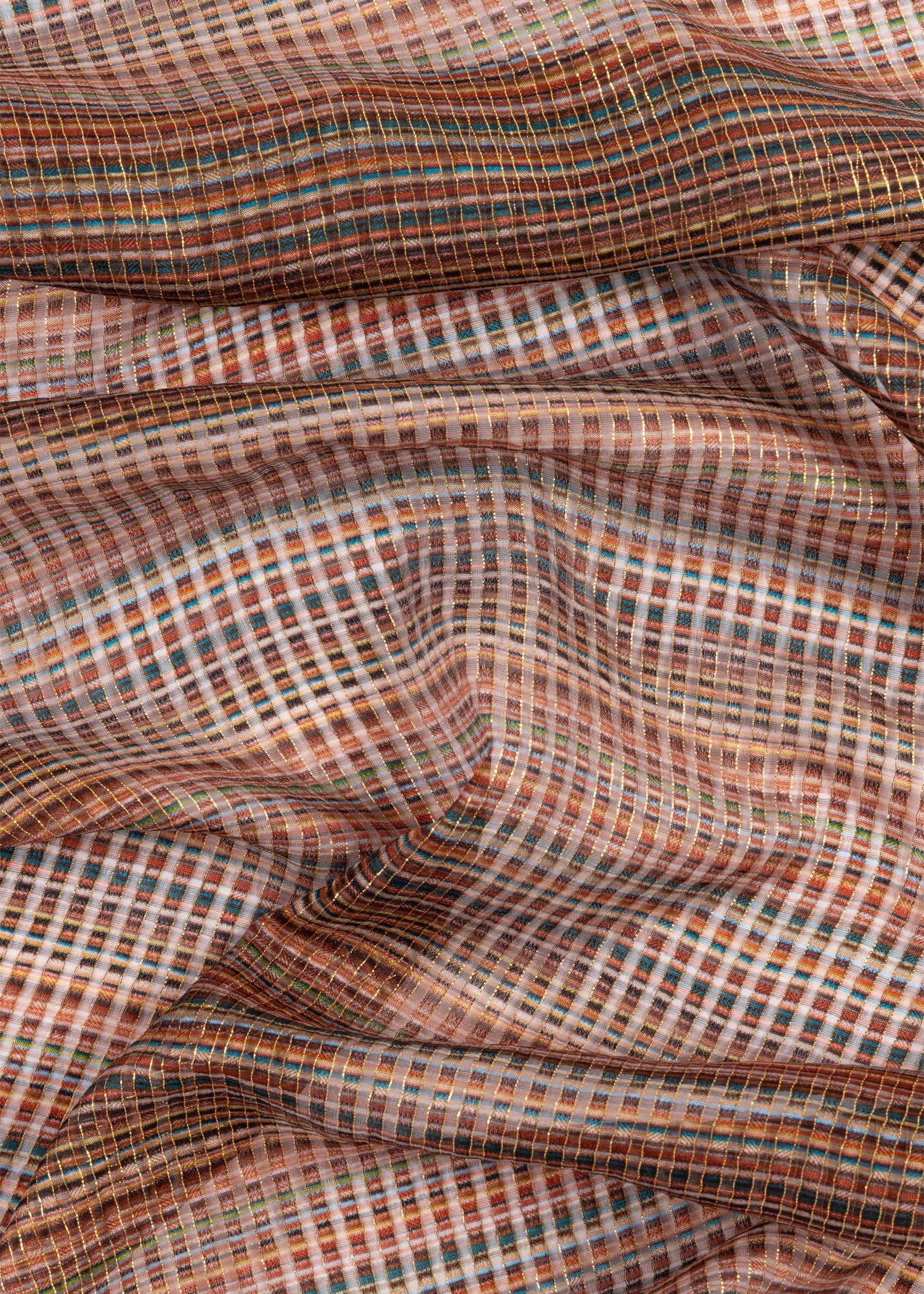 'Signature Stripe Silk-Blend Scarf - 4
