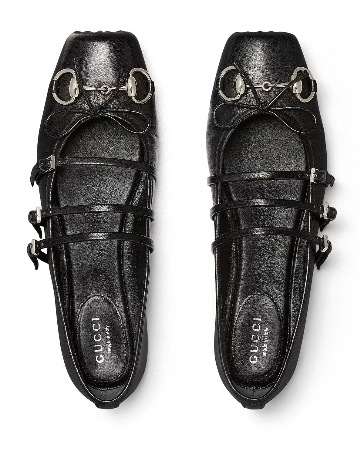 Women's Horsebit Buckled Flats - 6
