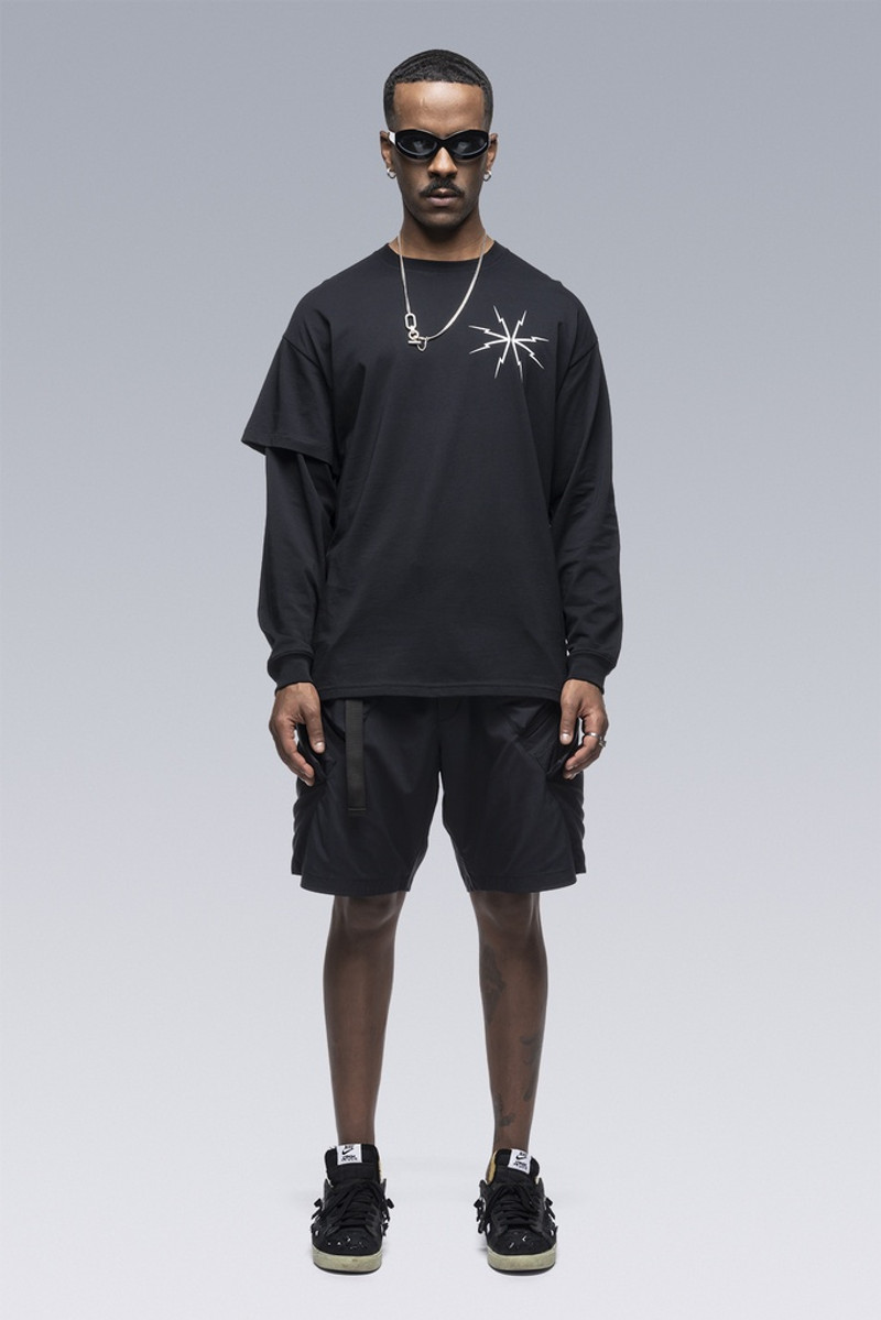 S29-PR-C Pima Cotton Long Sleeve T-shirt BLACK 1