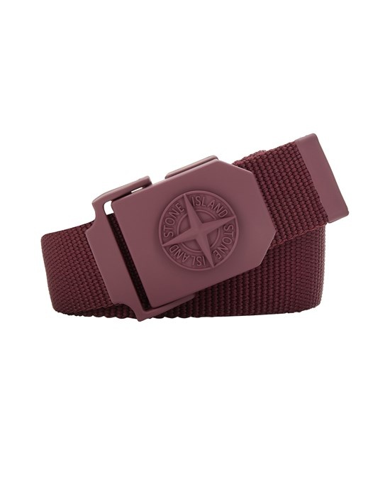 94071 TAPE BELT DARK BURGUNDY - 1