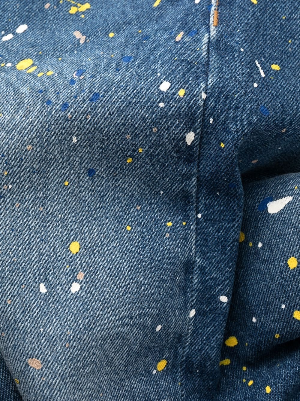 paint-splatter straight-leg jeans - 6