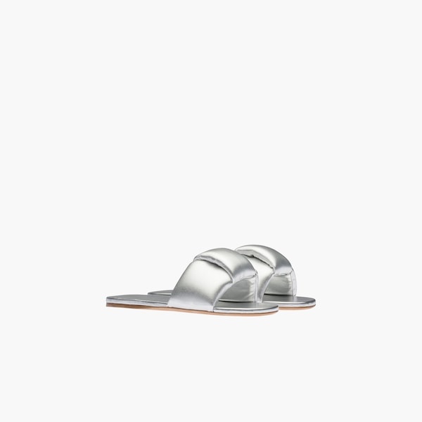 Mordoré nappa leather slides - 3