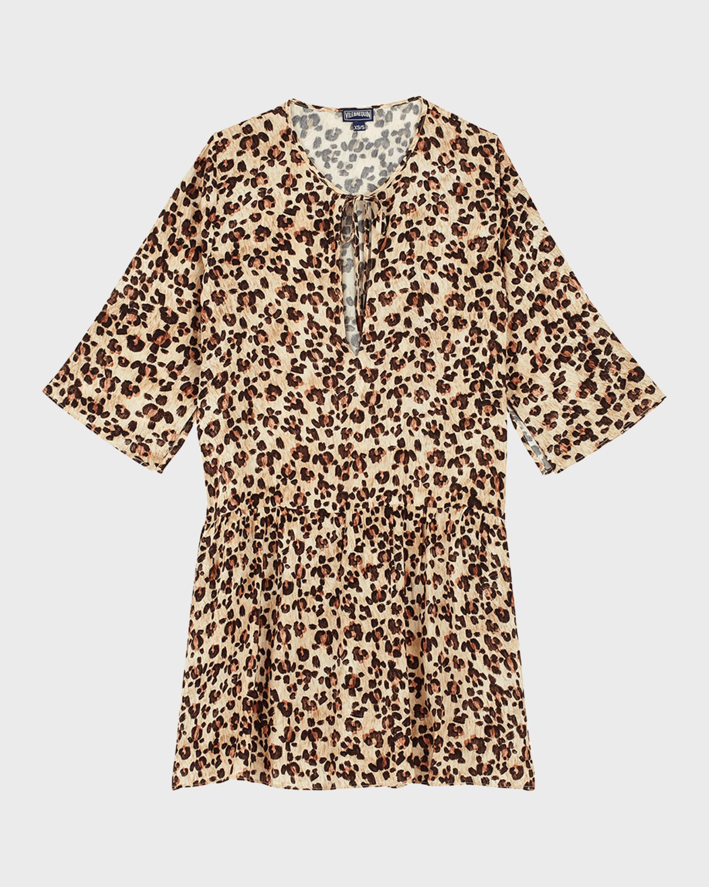 Turtles Leopard Viscose Tunic - 1