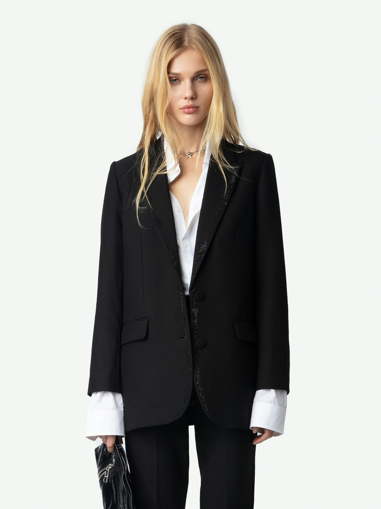 Viva Women's Rhinestone Blazer - 3