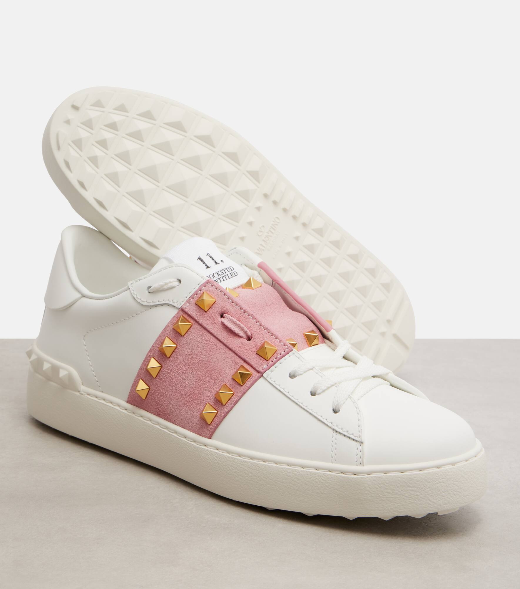Rockstud Untitled leather sneakers - 5