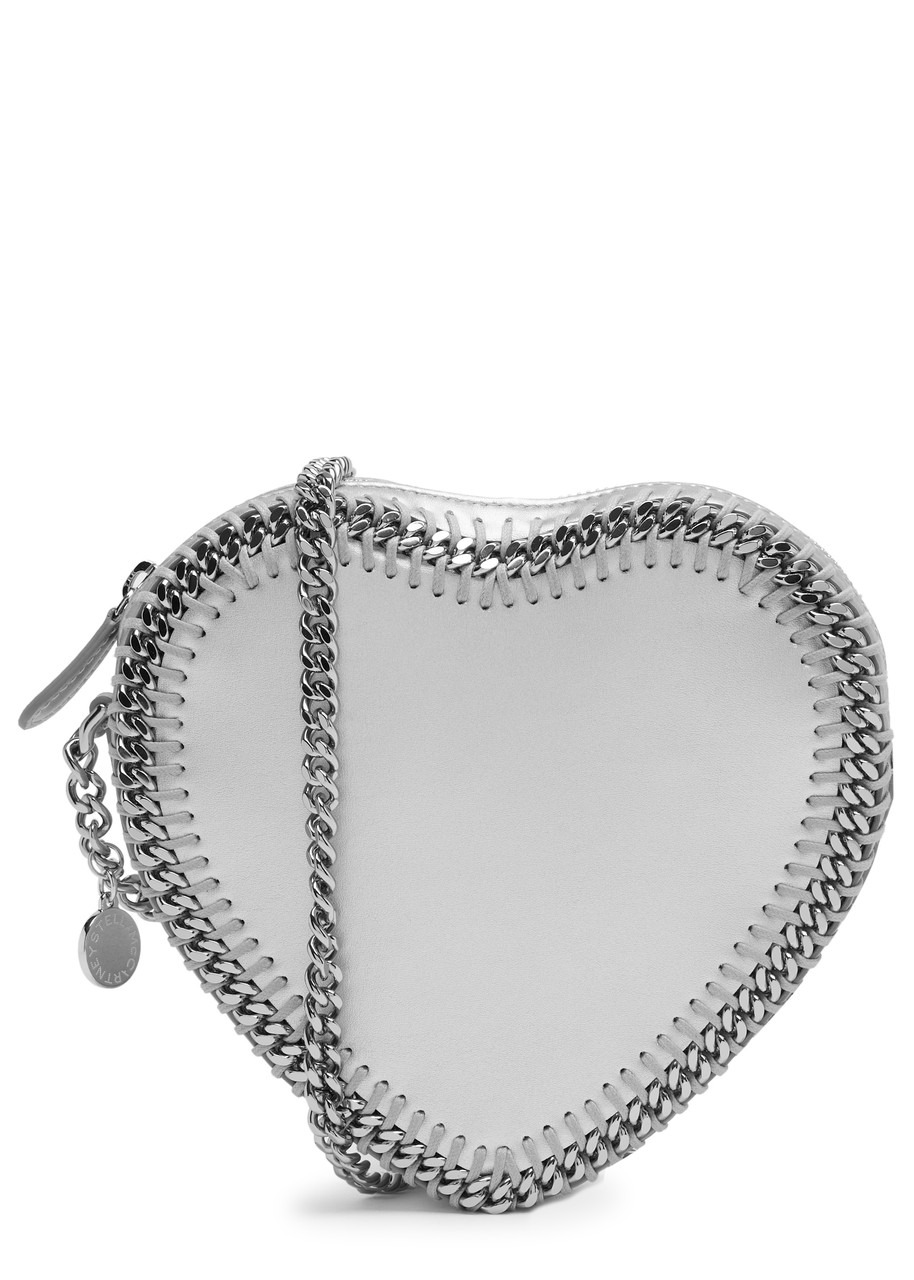 Stella Mccartney Falabella Heart Metallic Faux Leather Cross-body bag - 1