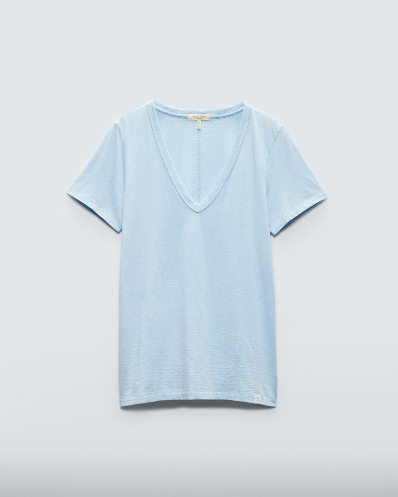 The Slub Vee Organic Pima Cotton T-Shirt - 1