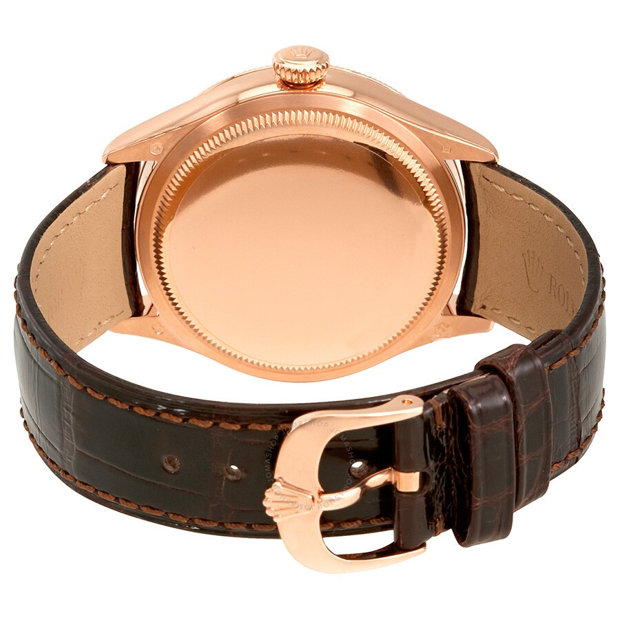 Rolex Cellini Silver Dial 18K Everose Gold Men's Watch 50515SSBRL - 3
