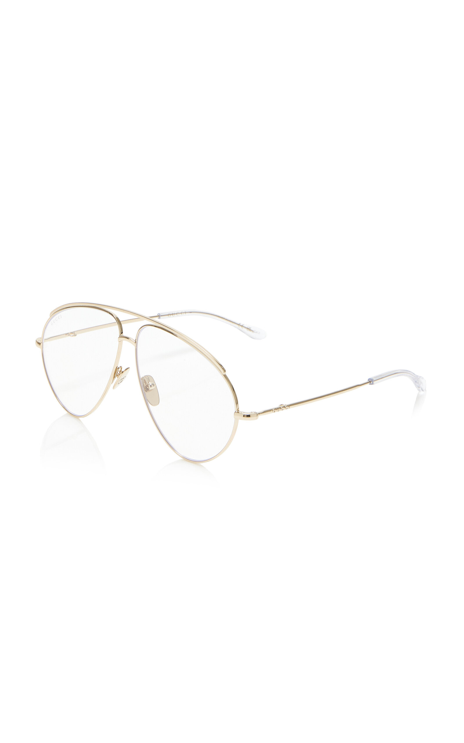 Aviator-Frame Metal Sunglasses gold - 3