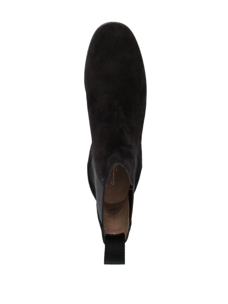 suede-leather Chelsea boots - 4