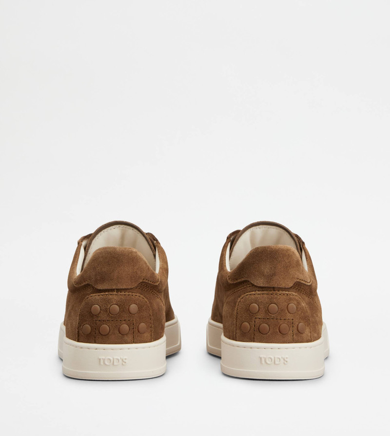 Tod's SNEAKERS IN SUEDE - BROWN outlook