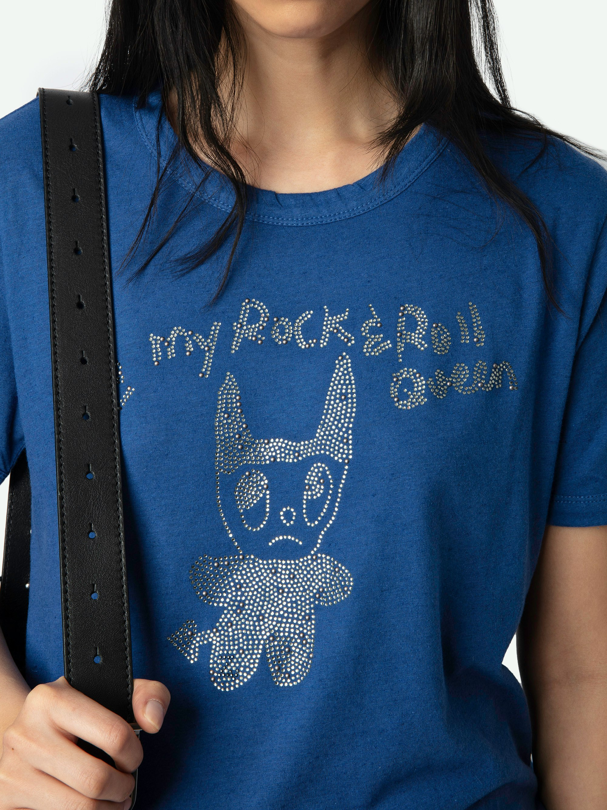Woos Devil Rhinestone Graphic Tee - 6