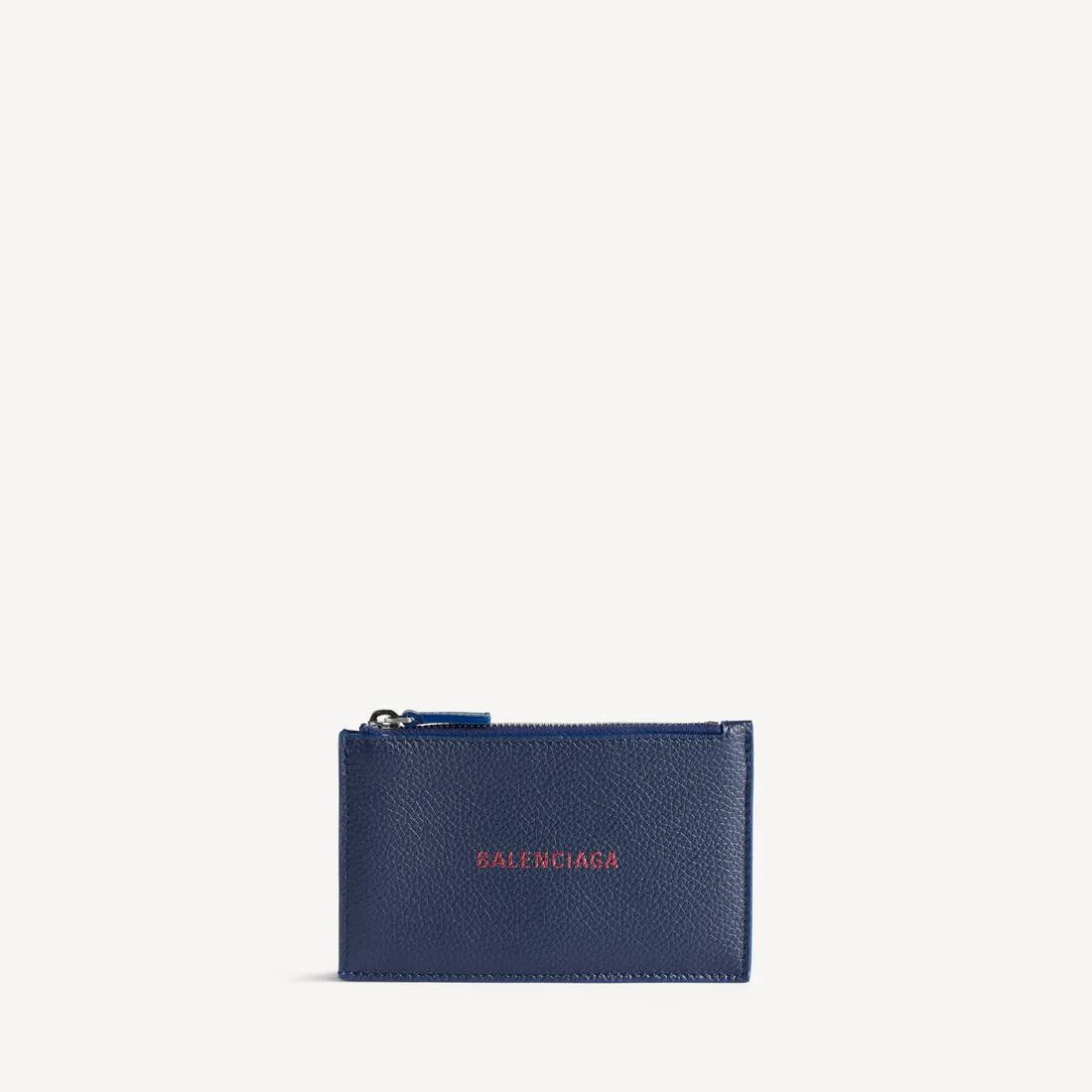 Men's Cash Long Coin And Card Holder Large in Navy/burgundy - 1