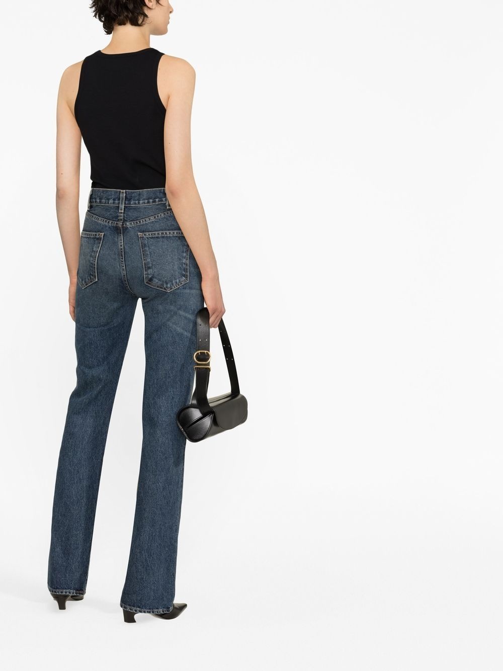 round-neck cotton tank top - 4