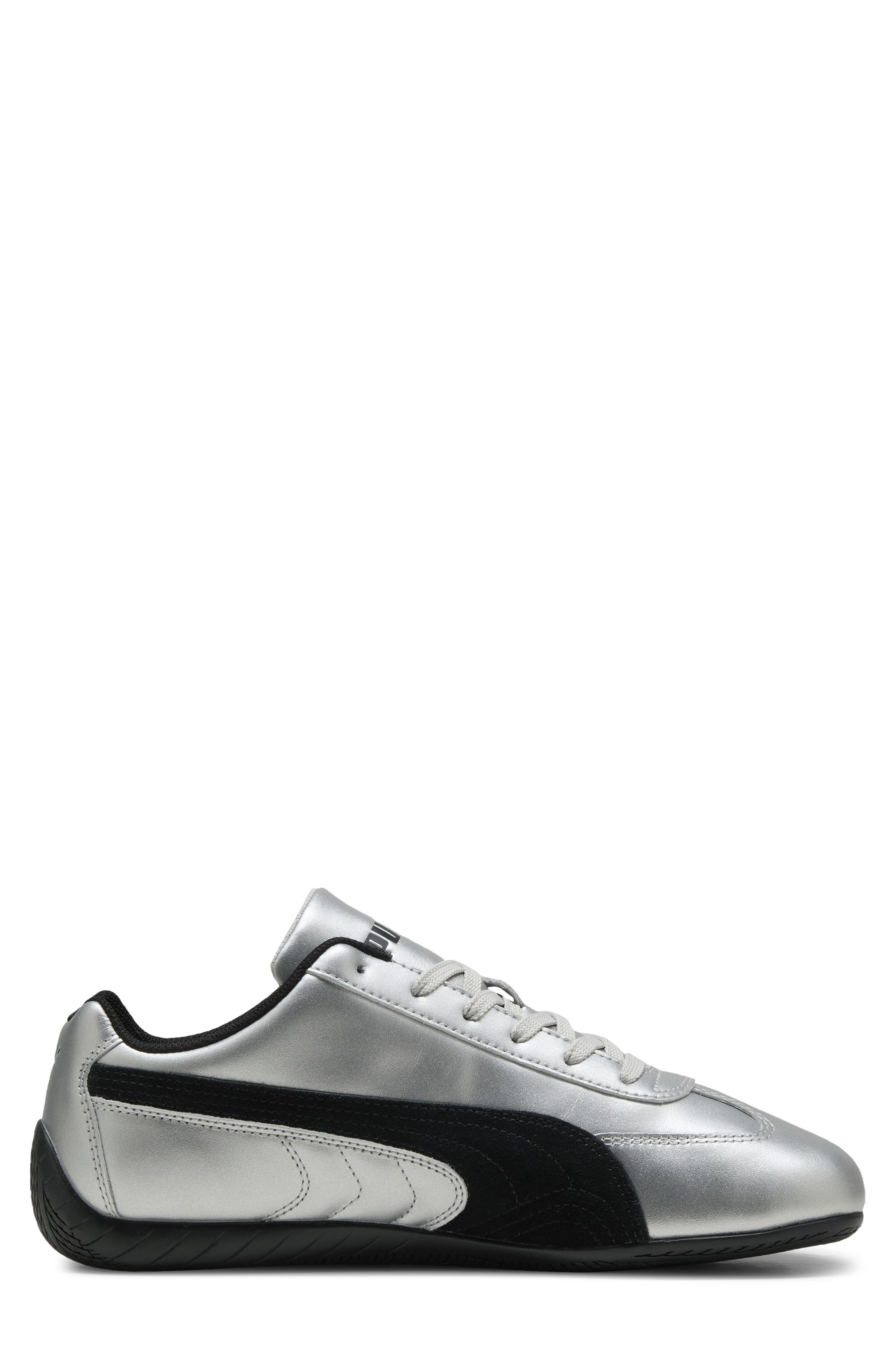 PUMA Speedcat Metallic Sneaker in Puma Silver/Puma Black at Nordstrom - 3