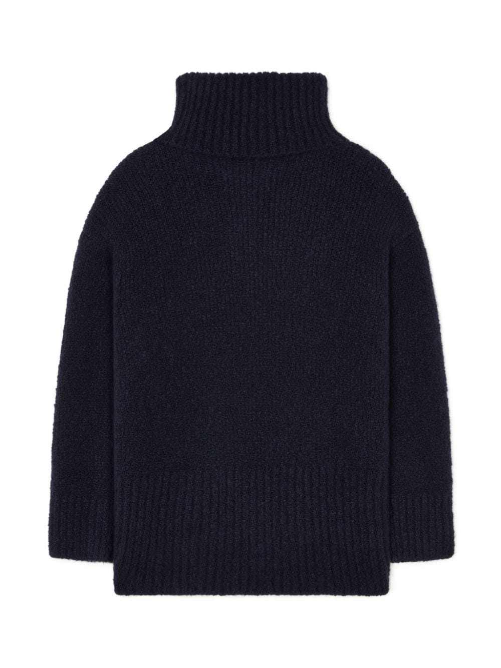 logo-plaque knitted jumper - 6