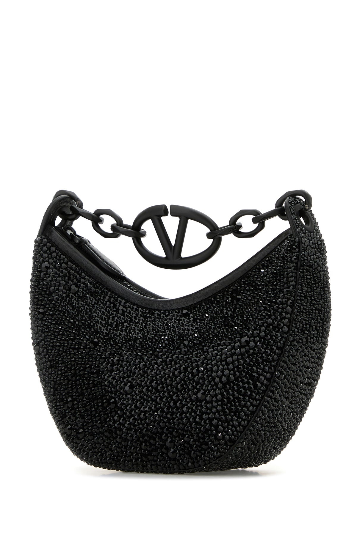 Embellished leather Hobo VLogo Moon handbag - 2