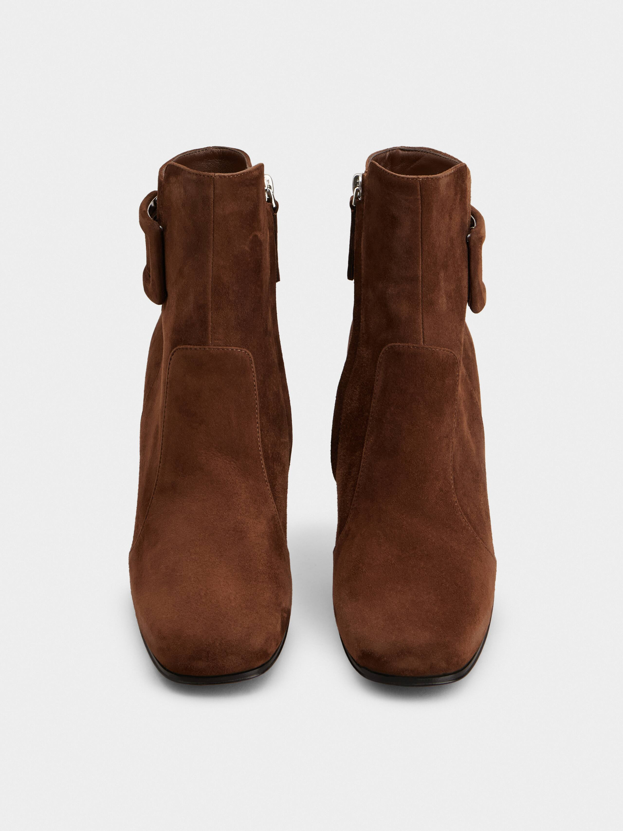 Booties in suede - 7