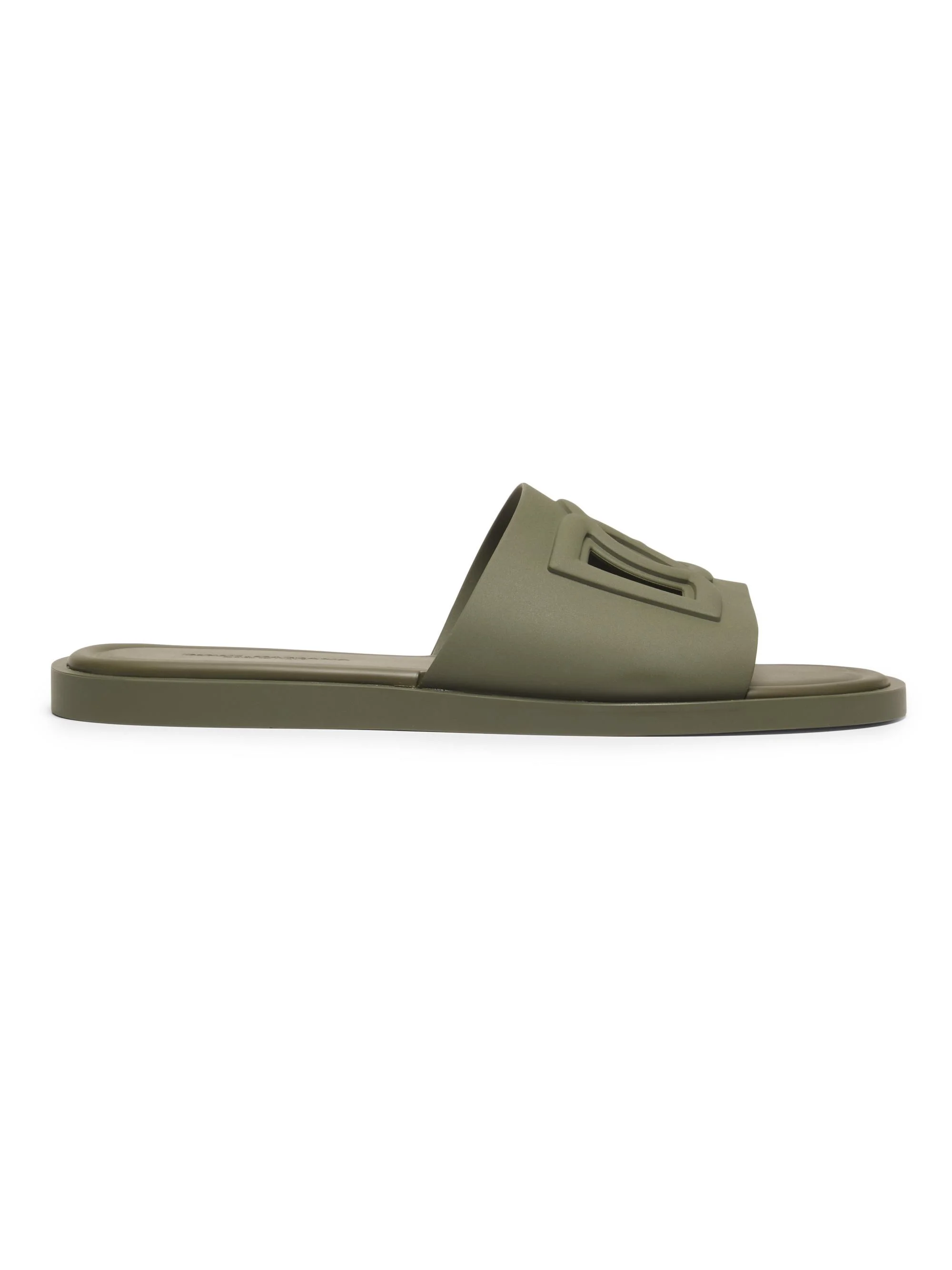 Men's Gomma Logo Slides - Military Green - 1