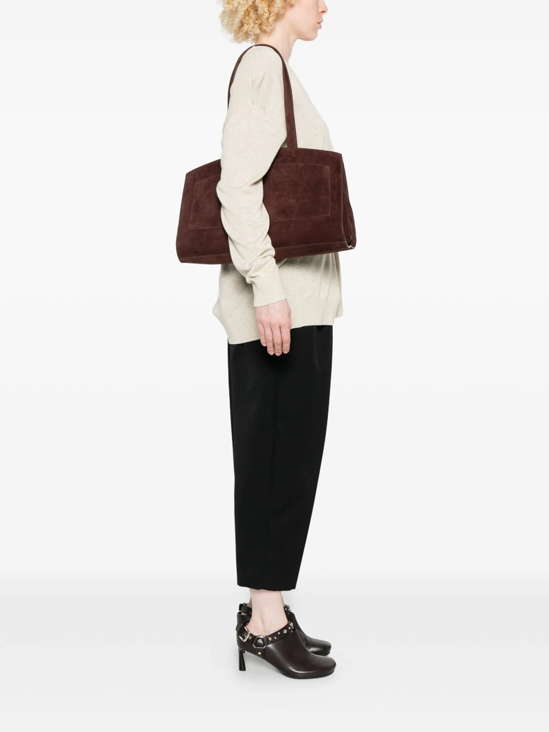 Benedetta Bruzziches Curved-top Suede Shoulder Bag 4
