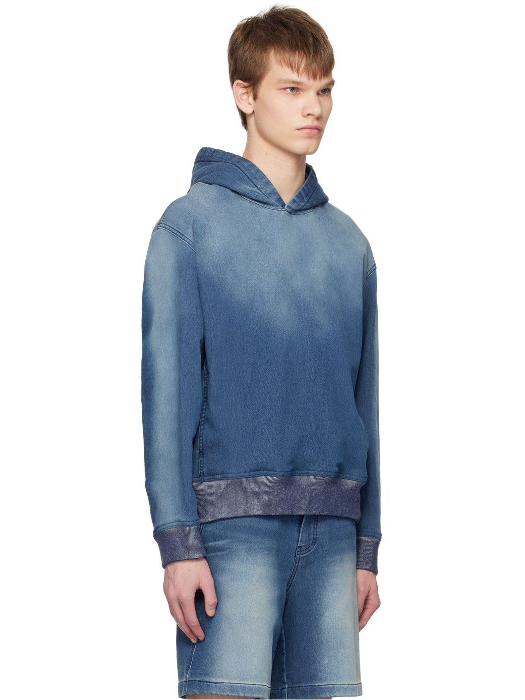Blue Gradient Hoodie - 2