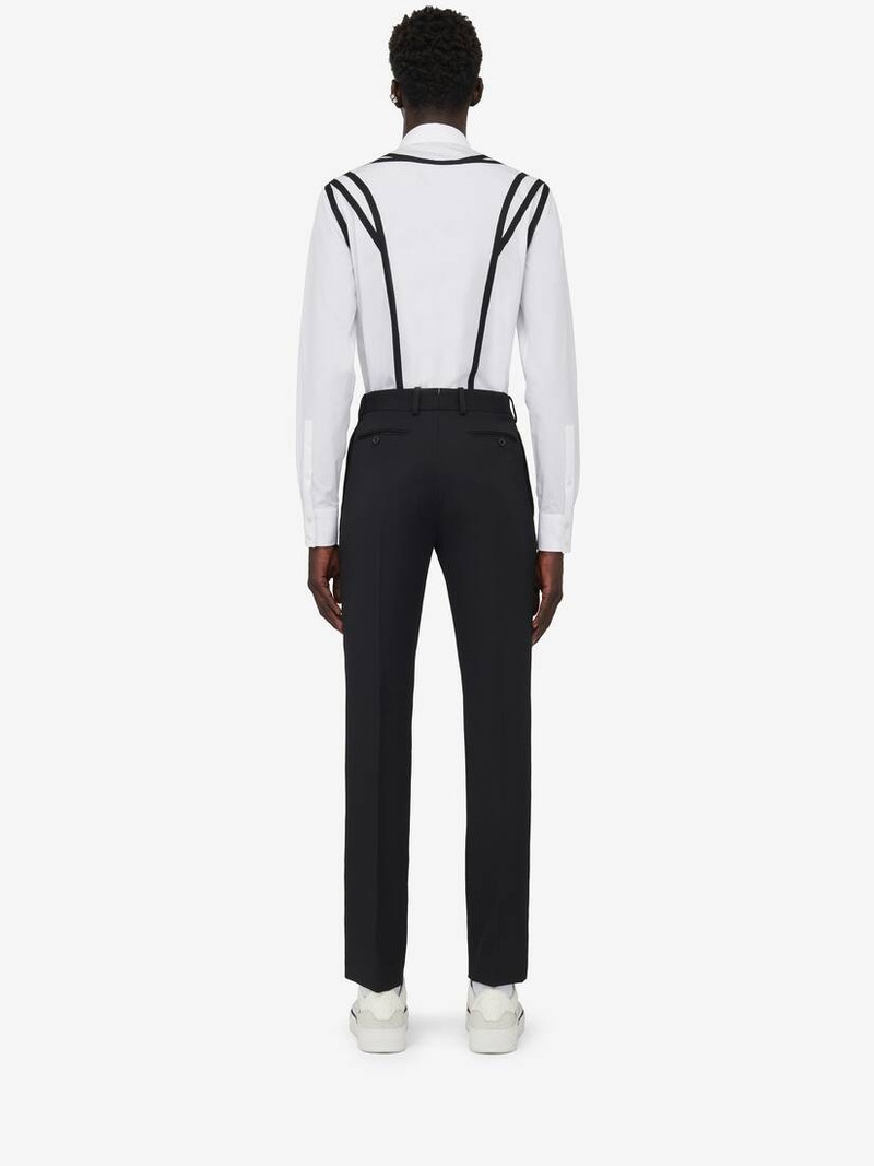 Men's Harness Tape Shirt in Optical White 4