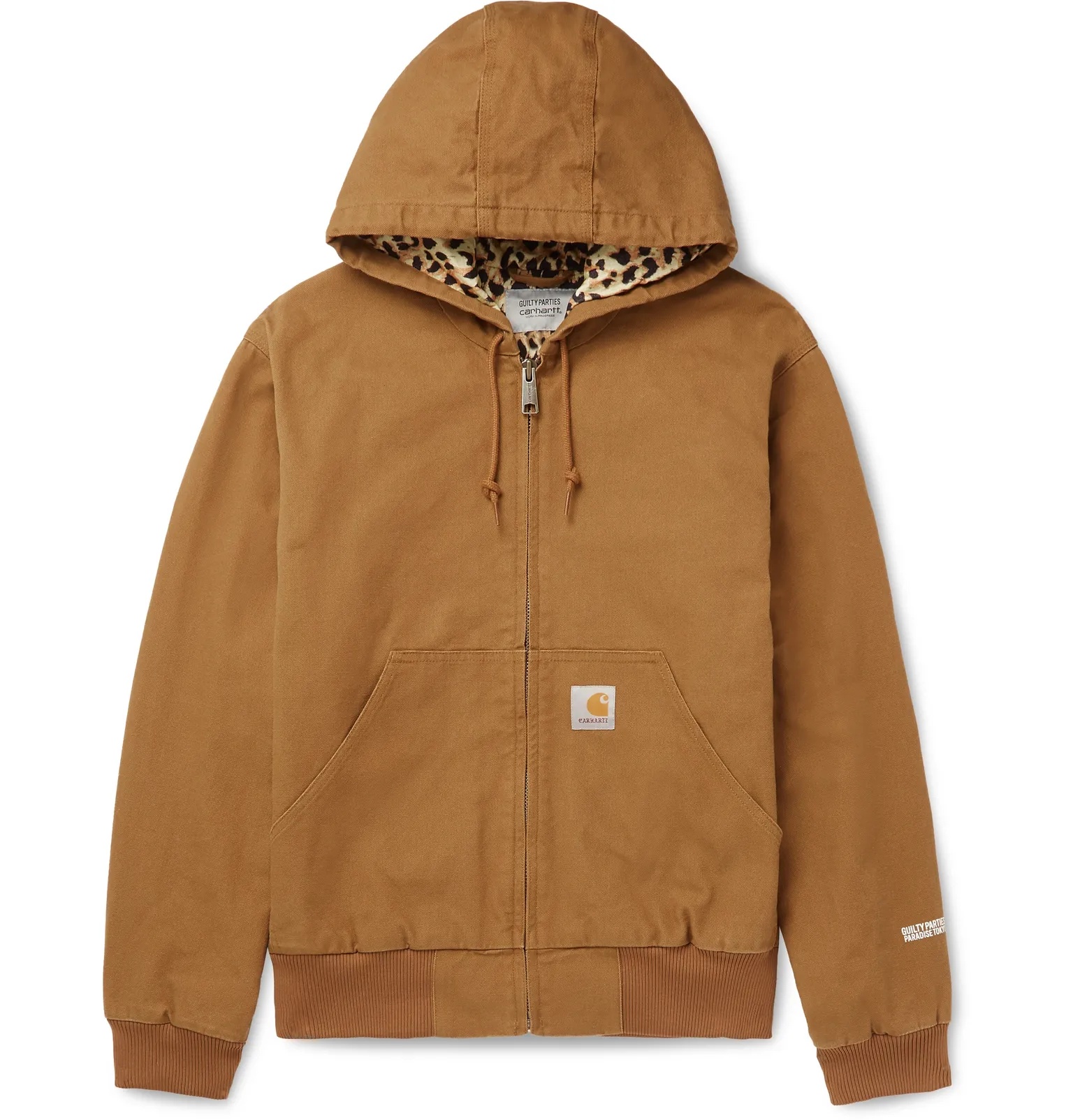 + Wacko Maria Logo-Appliquéd Cotton-Canvas Hooded Jacket - 1