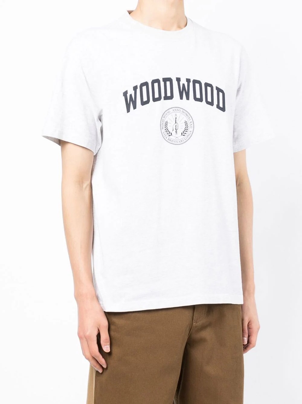 logo-print short-sleeved T-shirt - 3