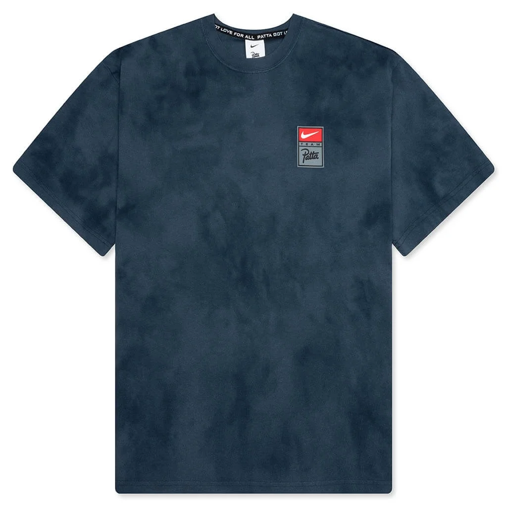 NIKE X PATTA T-SHIRT - SQUADRON BLUE/DEEP OCEAN/DARK OBSIDIAN - 1