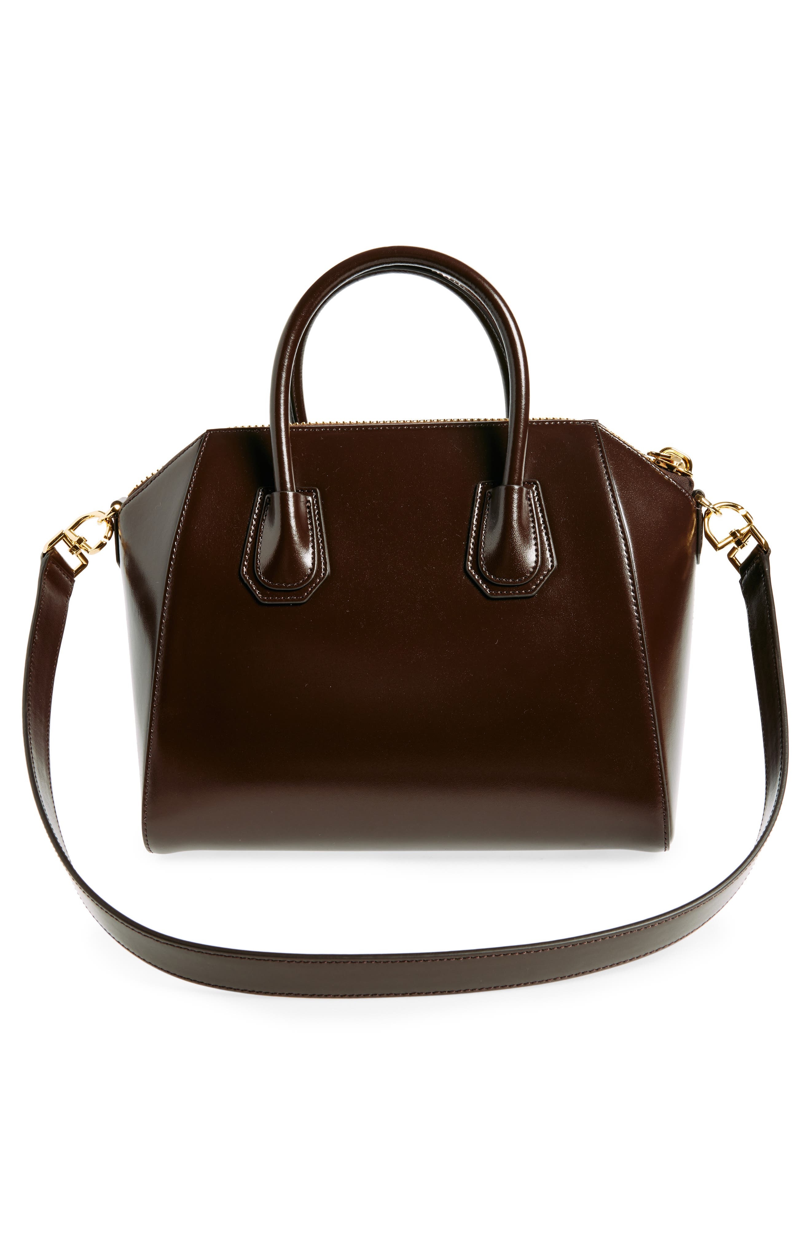 Givenchy Small Antigona Leather Satchel in Ebony Brown at Nordstrom - 5