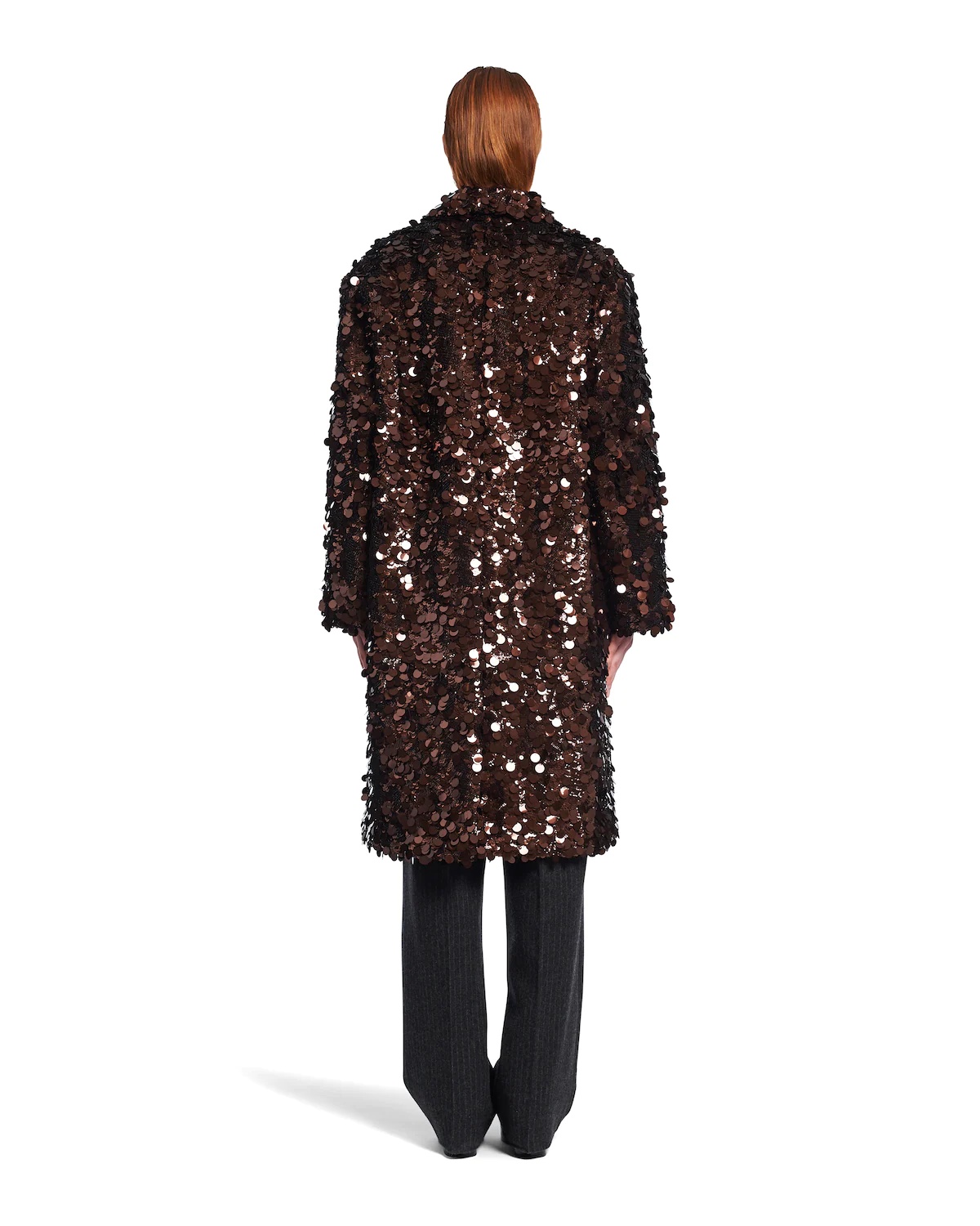Sequin embroidered coat - 4