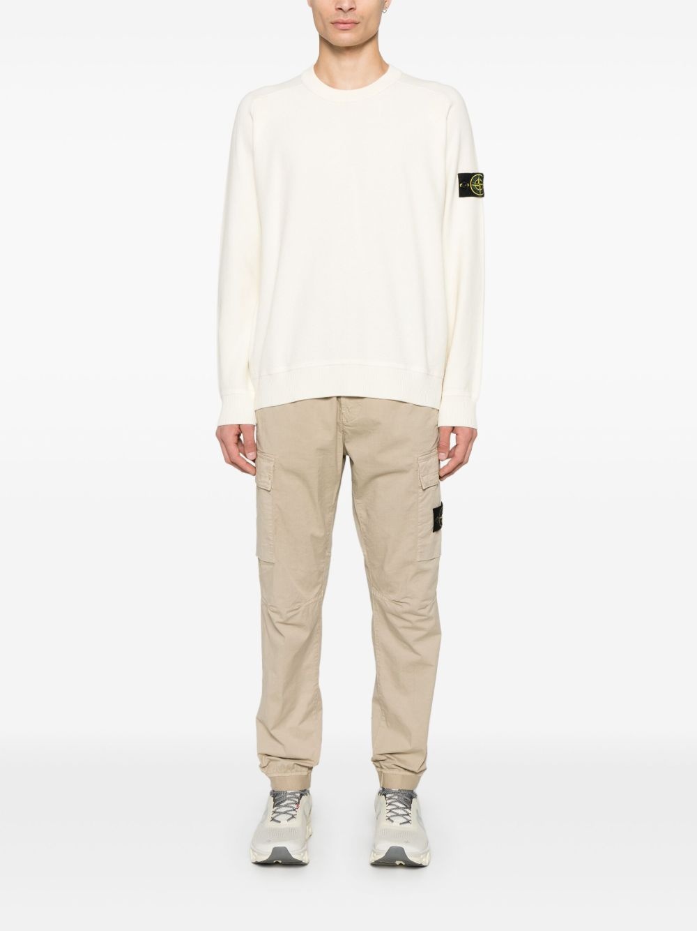 Compass-badge sweater - 2