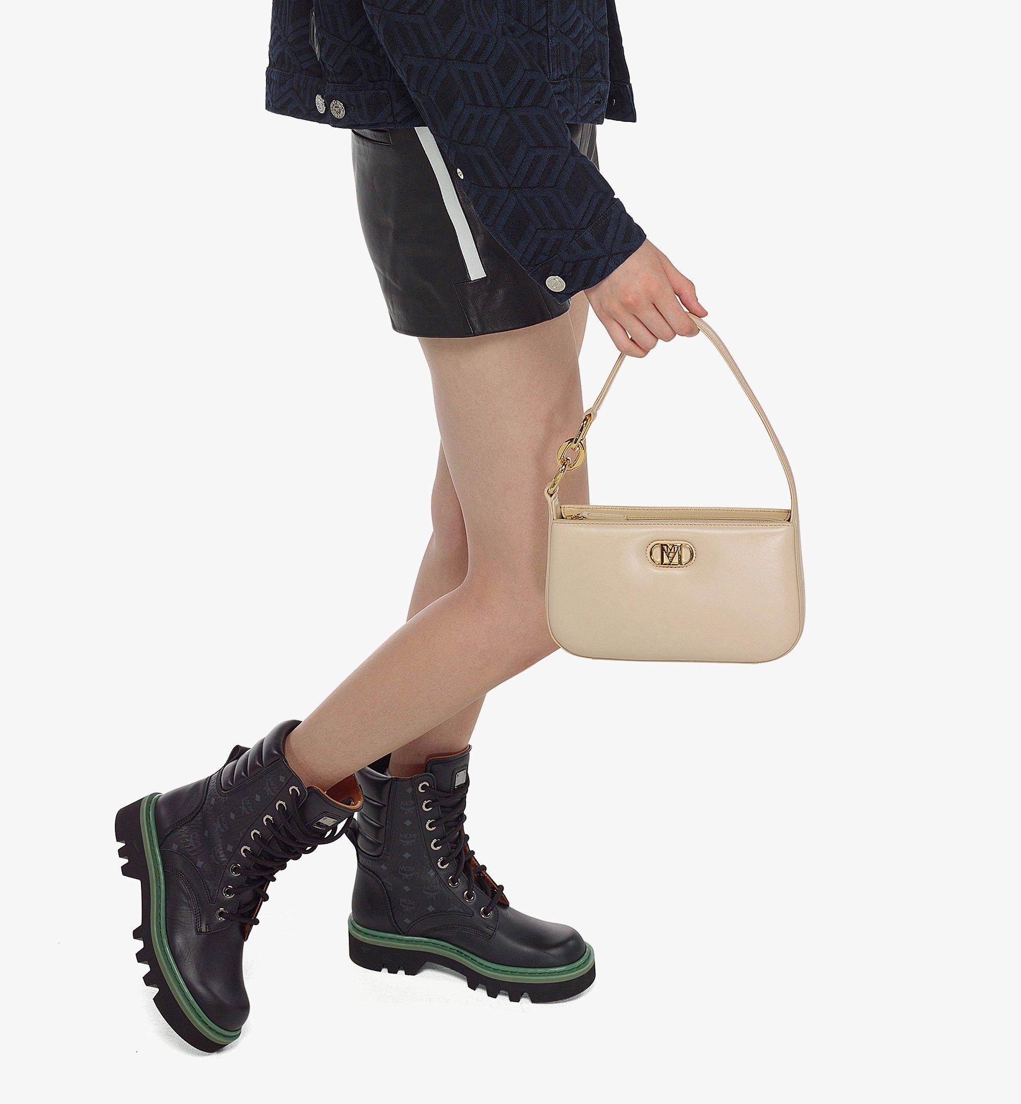 Mode Travia Shoulder Bag in Lamb Nappa Leather - 7