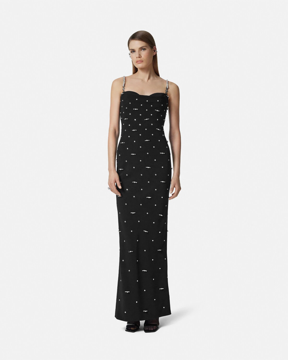 Cielo Stellato Silk Cady Gown - 4