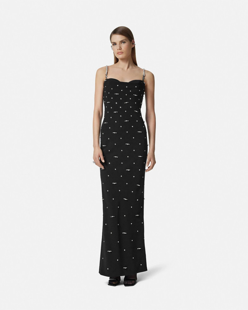 Cielo Stellato Silk Cady Gown 4