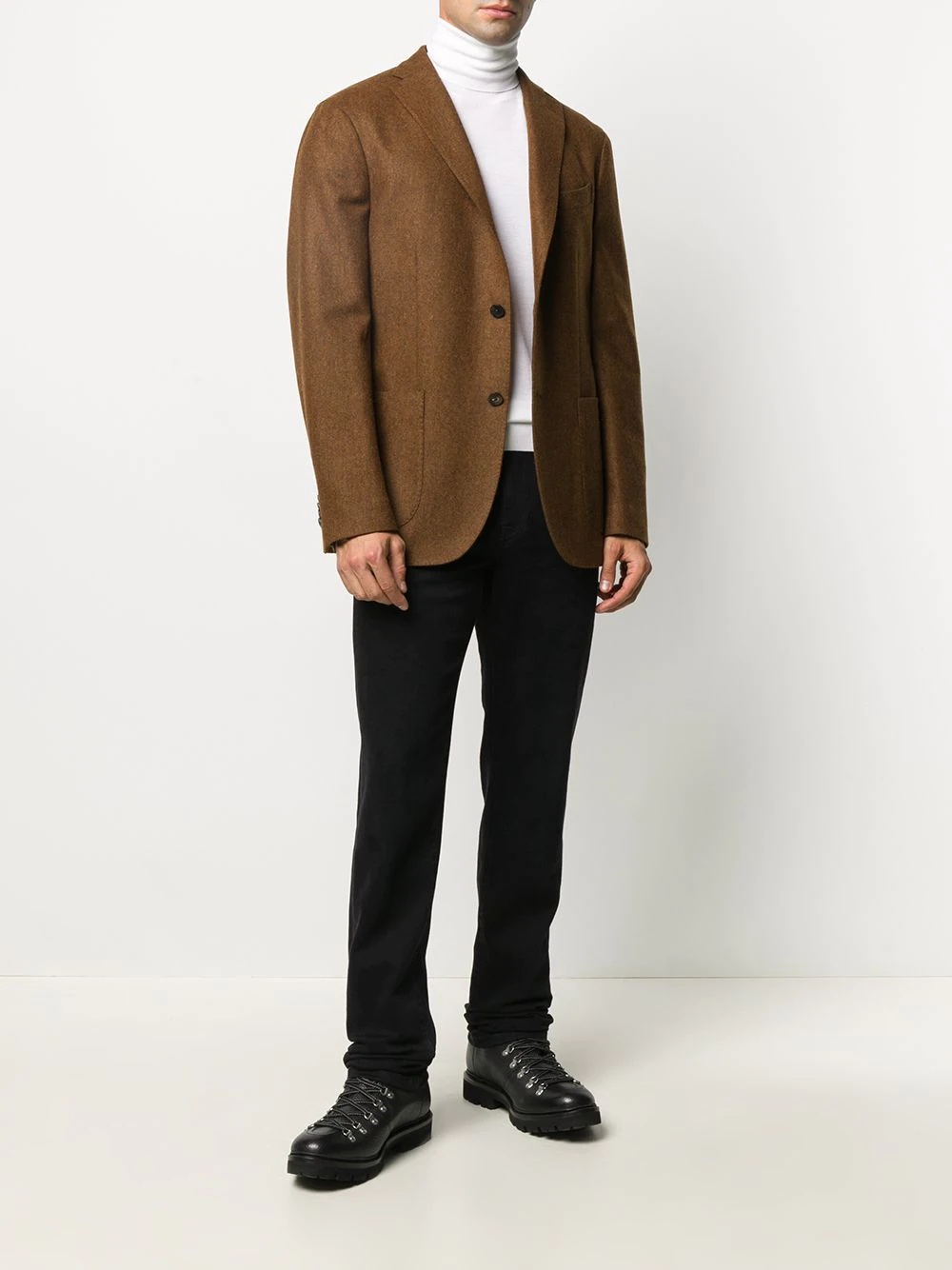 virgin wool rollneck jumper - 2