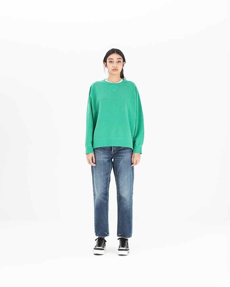 AMPLUS SWEAT L/S W GREEN - 2