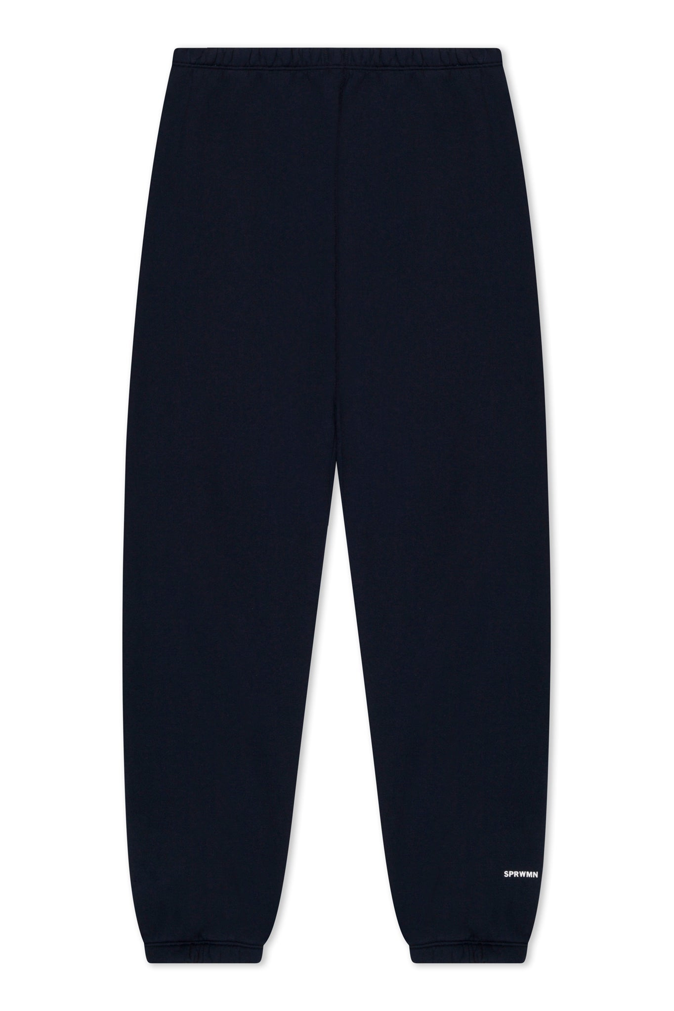 NAVY COTTON MINI LOGO SWEATPANTS - 7